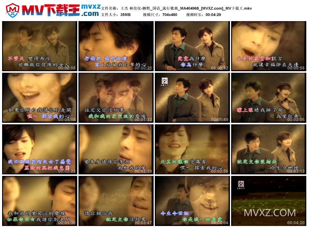 王杰 林佳仪-牺牲_国语_流行歌曲_MA404968